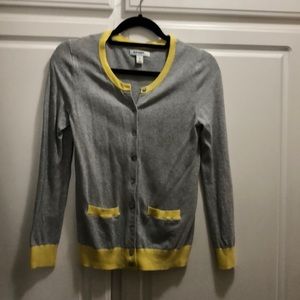 Gray cardigan